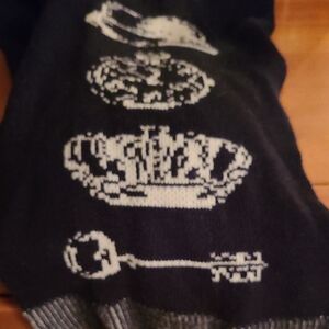 Womens Black Thakoon Graphic Scarf
